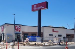 Chick-fil-A Vegas Flamingo Paradise construction