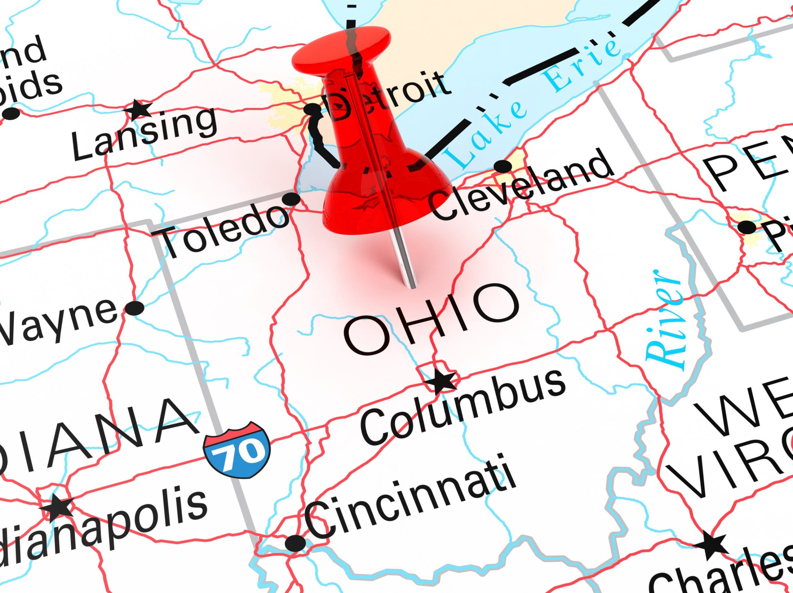 Ohio map