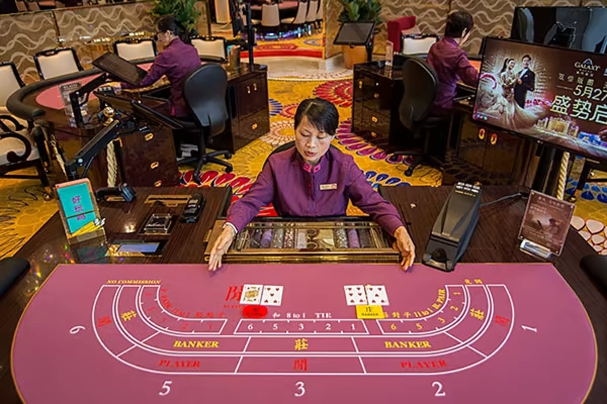 Batas slot meja kasino Makau Cina