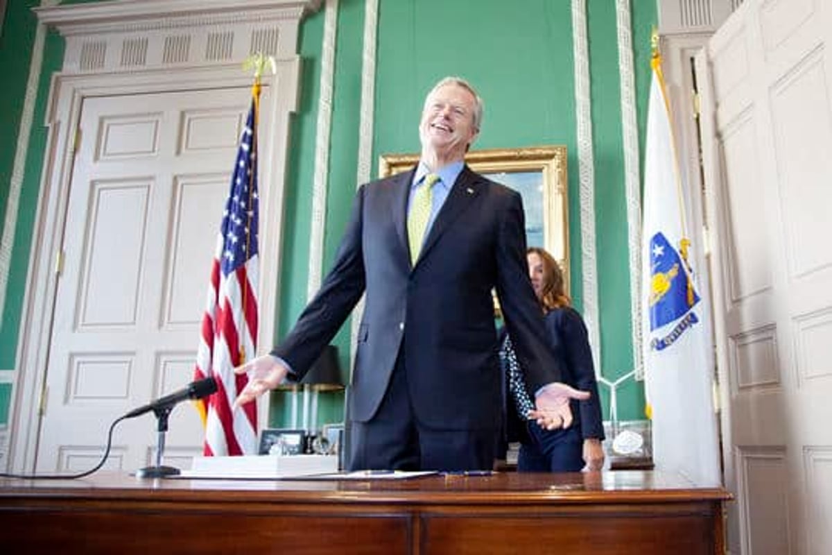 Massachusetts sports betting Charlie Baker