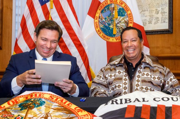 Florida Seminole Tribe Ron DeSantis odds 2024