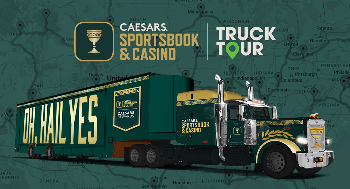 Caesars Plans Sportsbook Truck Tour as Marketing Efforts Shift Gears