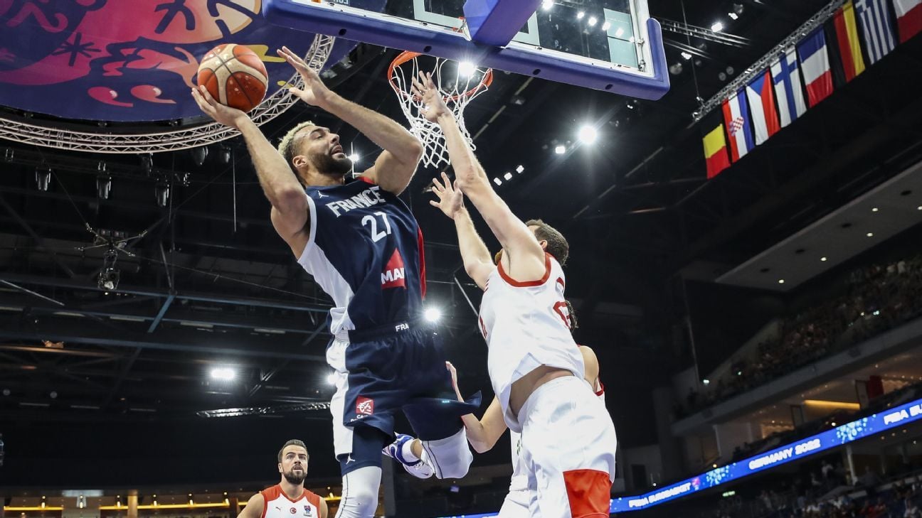 Rudy Gobert EuroBasket 2022 France Spain odds