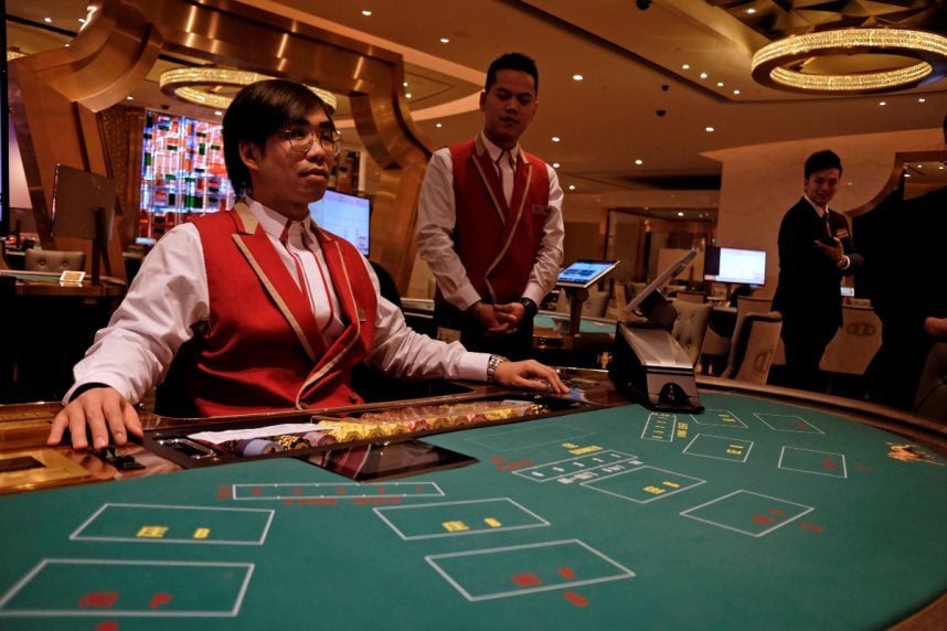 Macau casinos workers jobs China COVID-19