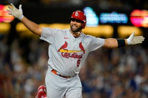 Albert Pujols 700 HR Club home runs run Dodgers Cardinals