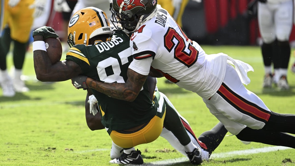 Romeo Doubs Green Bay Packers NFL Week 4 Waiver Wire Pickups Fantasy Football NFL Zay Jones Jamaal Williams Tyler Conklin