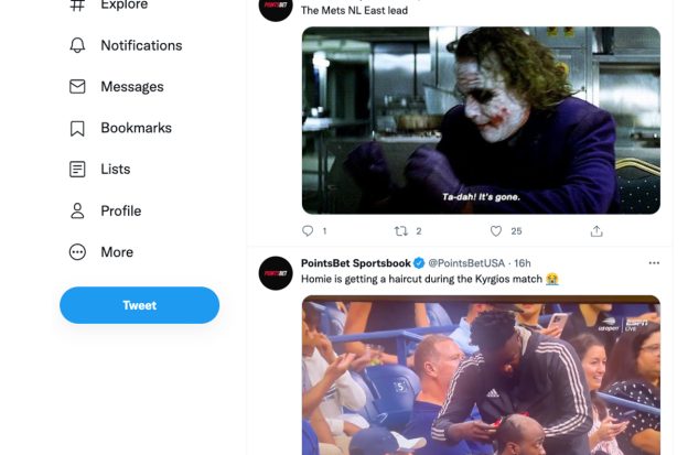 Twitter sports betting data insight sportsbook social media