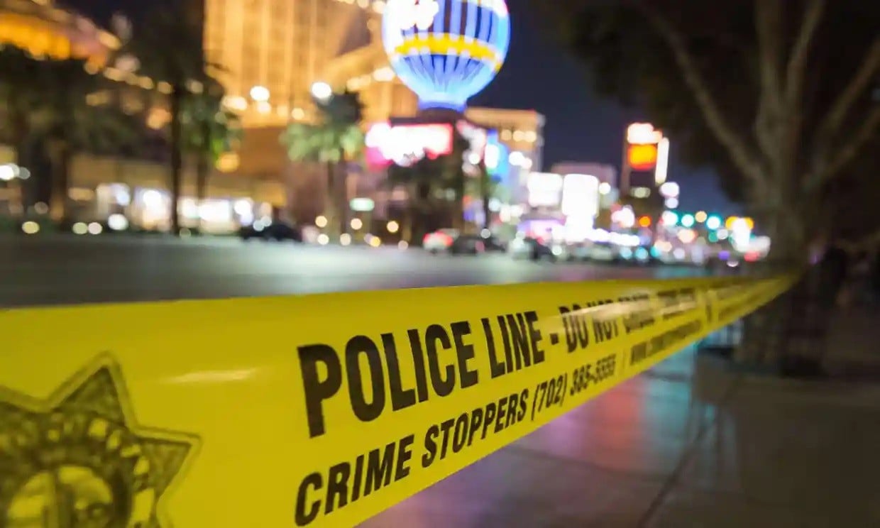 Las Vegas crime scene