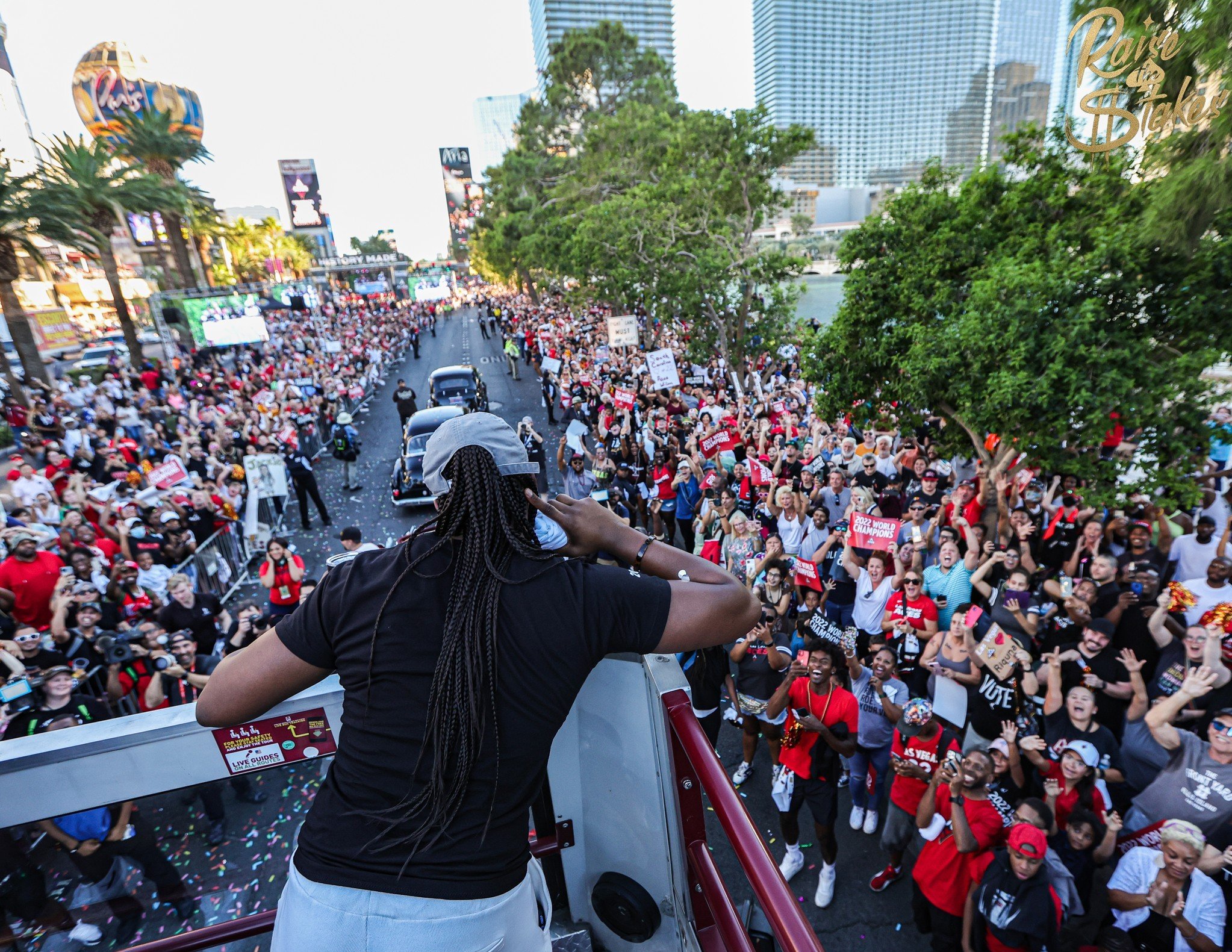 Las Vegas Aces WNBA parade