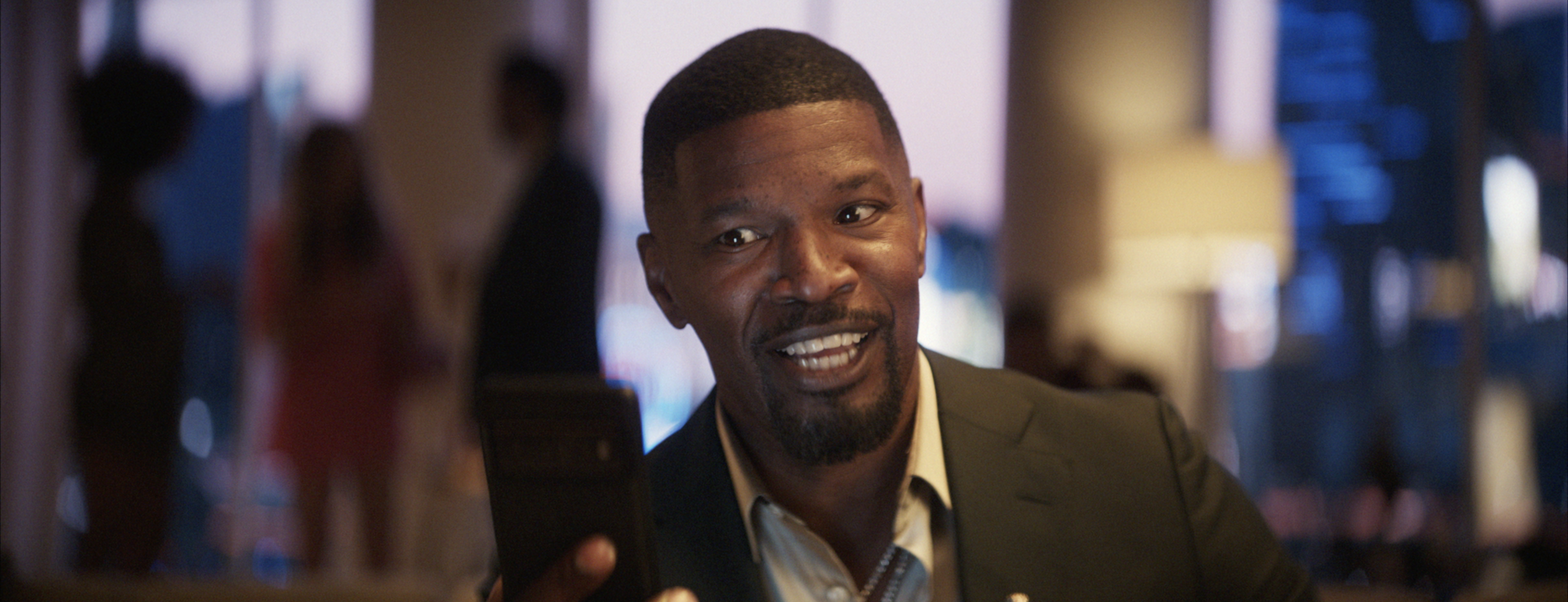 Movie star and BetMGM sports betting brand ambassador Jamie Foxx