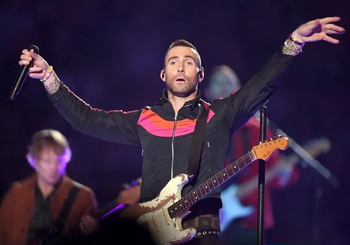 Adam Levine Maroon 5 Super Bowl