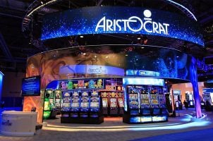 Aristocrat Gaming slot display
