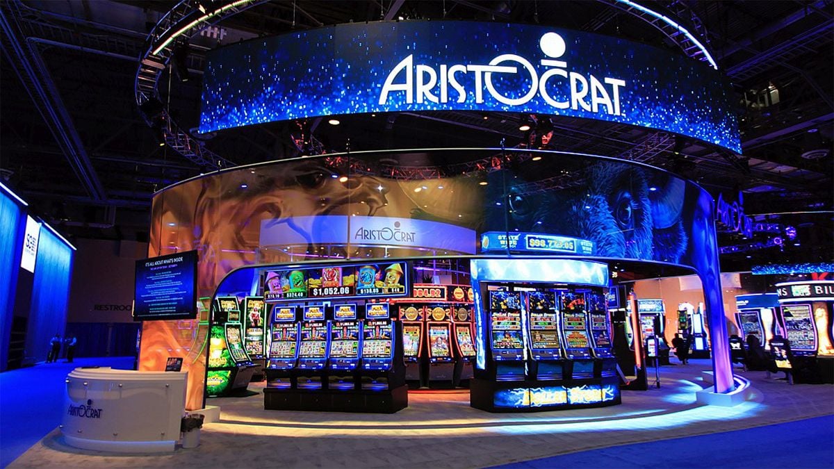 Tampilan slot Aristocrat Gaming