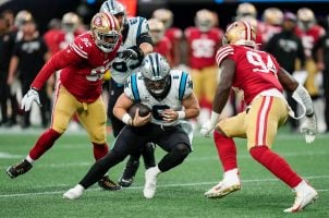 Baker Mayfield Injury Report Update High-Ankle Sprain Carolina Panthers PJ Walker