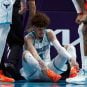 LaMelo Bal Ankle Injury sprained Charlotte Hornets