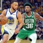 Steph Curry Golden State Warriors Boston Celtics Brooklyn Nets LA Clippers NBA title championship odds Bucks Suns