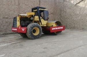 Dynapac road compactor