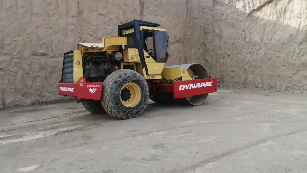 Dynapac road compactor