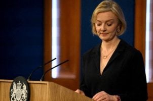 UK Prime Minister Liz Truss