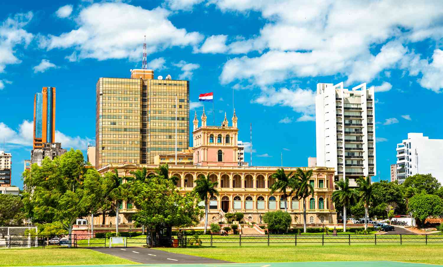 Lopez Palace In Asuncion, Paraguay