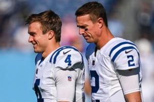 Sam Ehlinger Matt Ryan quarterback Indianapolis Colts benched starter