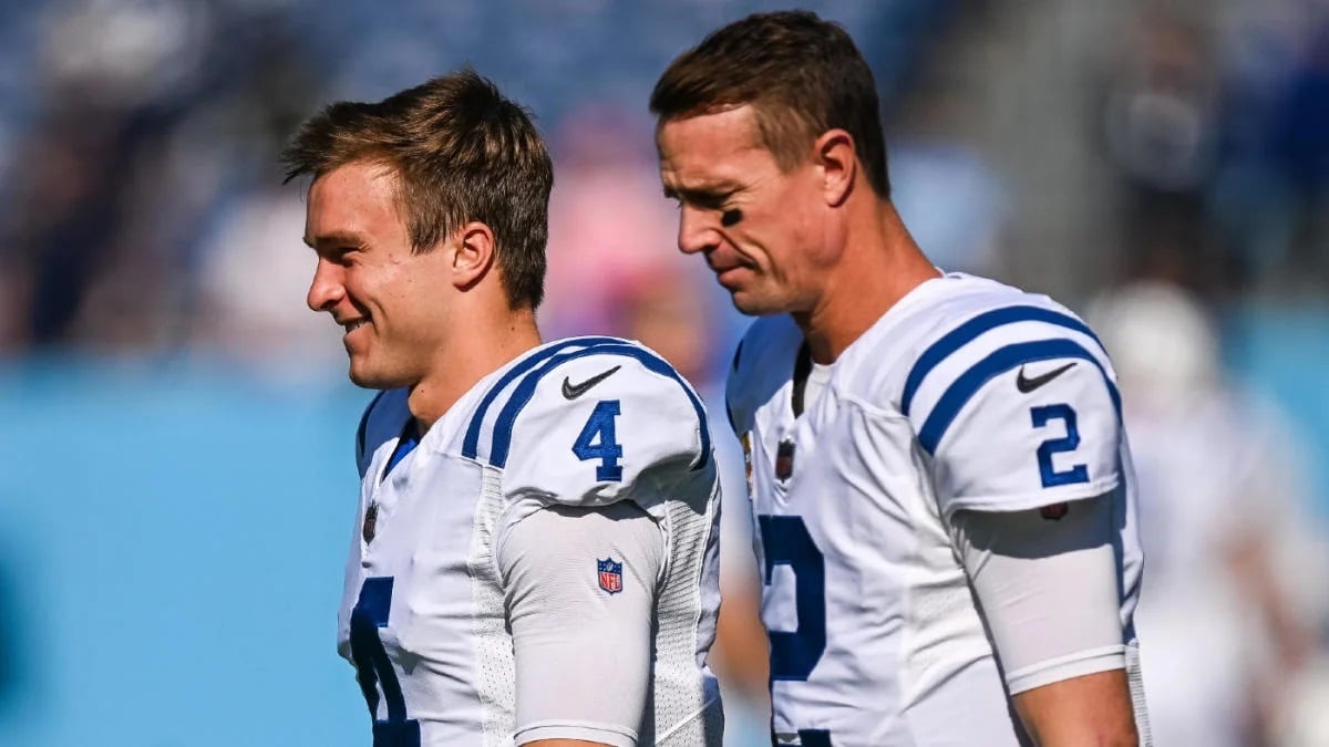 Indy Colts Bench Matt Ryan, Backup QB Sam Ehlinger to Start