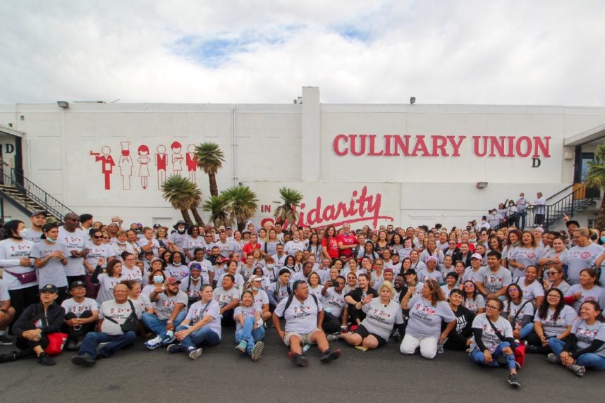 Culinary Union Tells Casino Workers in Nevada to Vote Blue