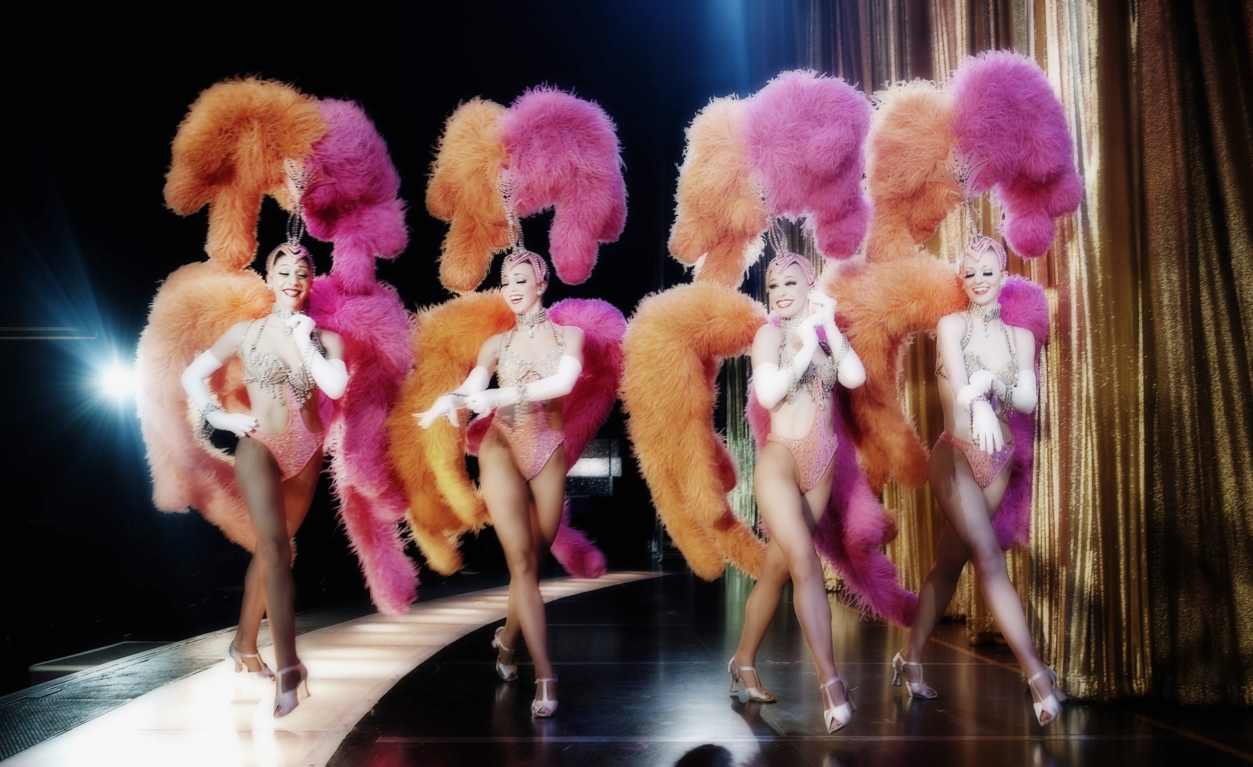 Four of the last real showgirls in Las Vegas