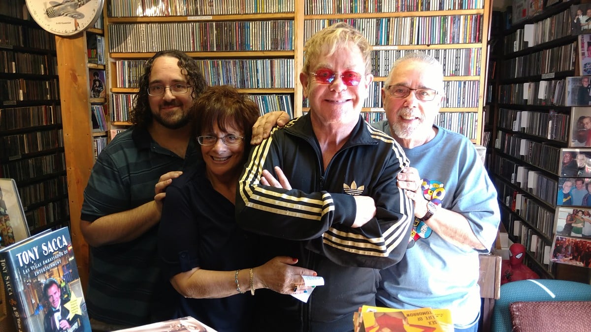 Elton John record store