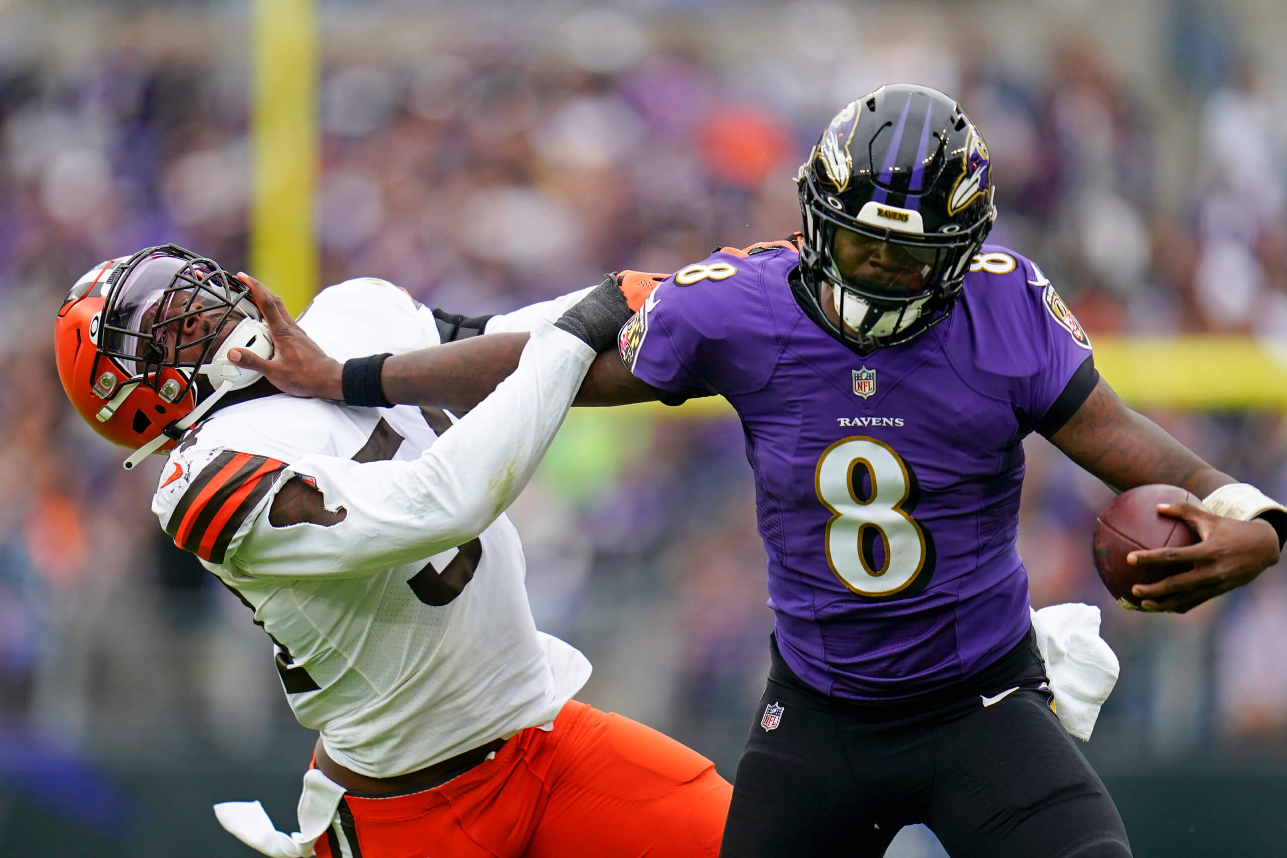 Baltimore Ravens quarterback Lamar Jackson