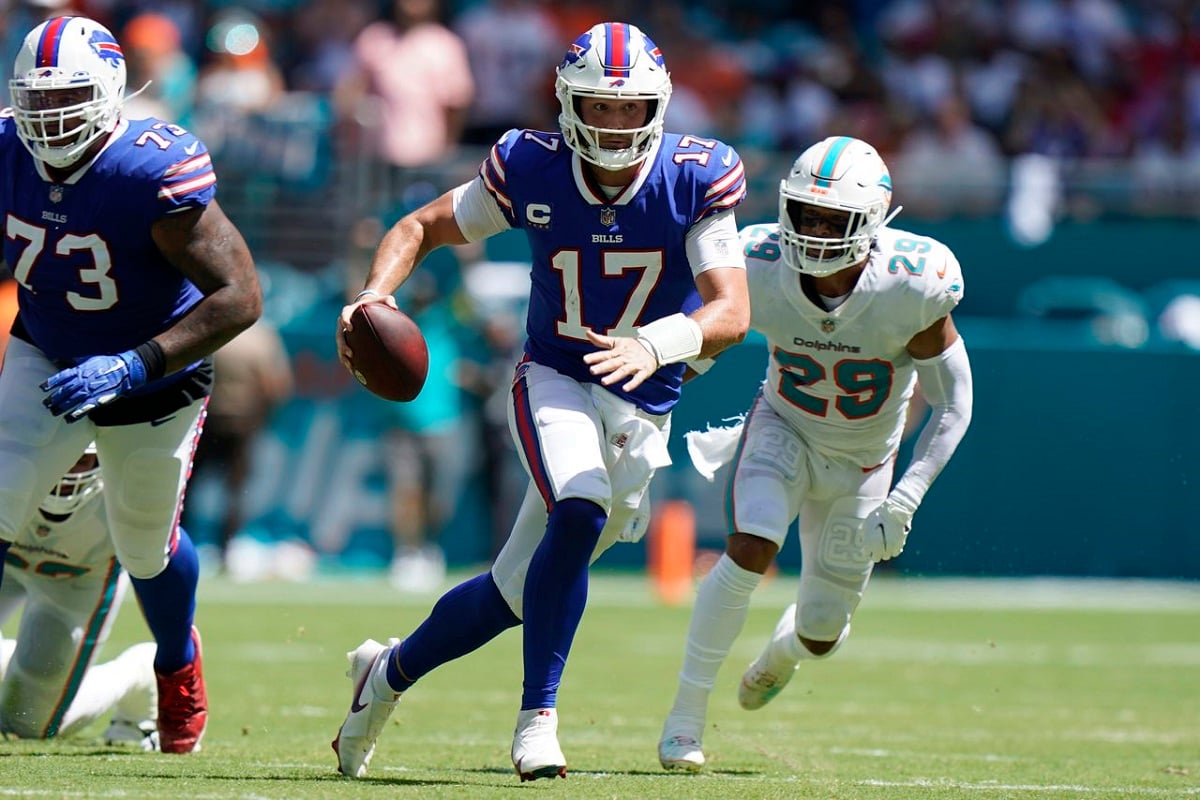 the bills versus the dolphins