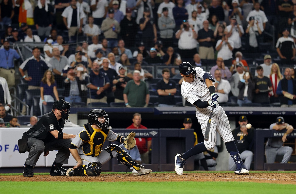 Aaron Judge on 54th HR, win, 09/05/2022