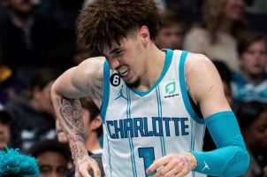 LaMelo Ball Charlotte Hornets ankle injury fan