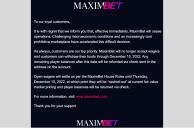 MaximBet Closes US Sportsbook Operations, Cites ‘Cost Prohibitive Marketplace’
