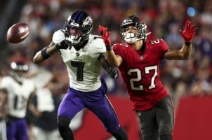 Rashod Bateman foot injury surgery Baltimore Ravens