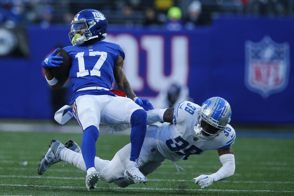 New York Giants WR Robinson ACL knee Injury Out Season Wan'Dale