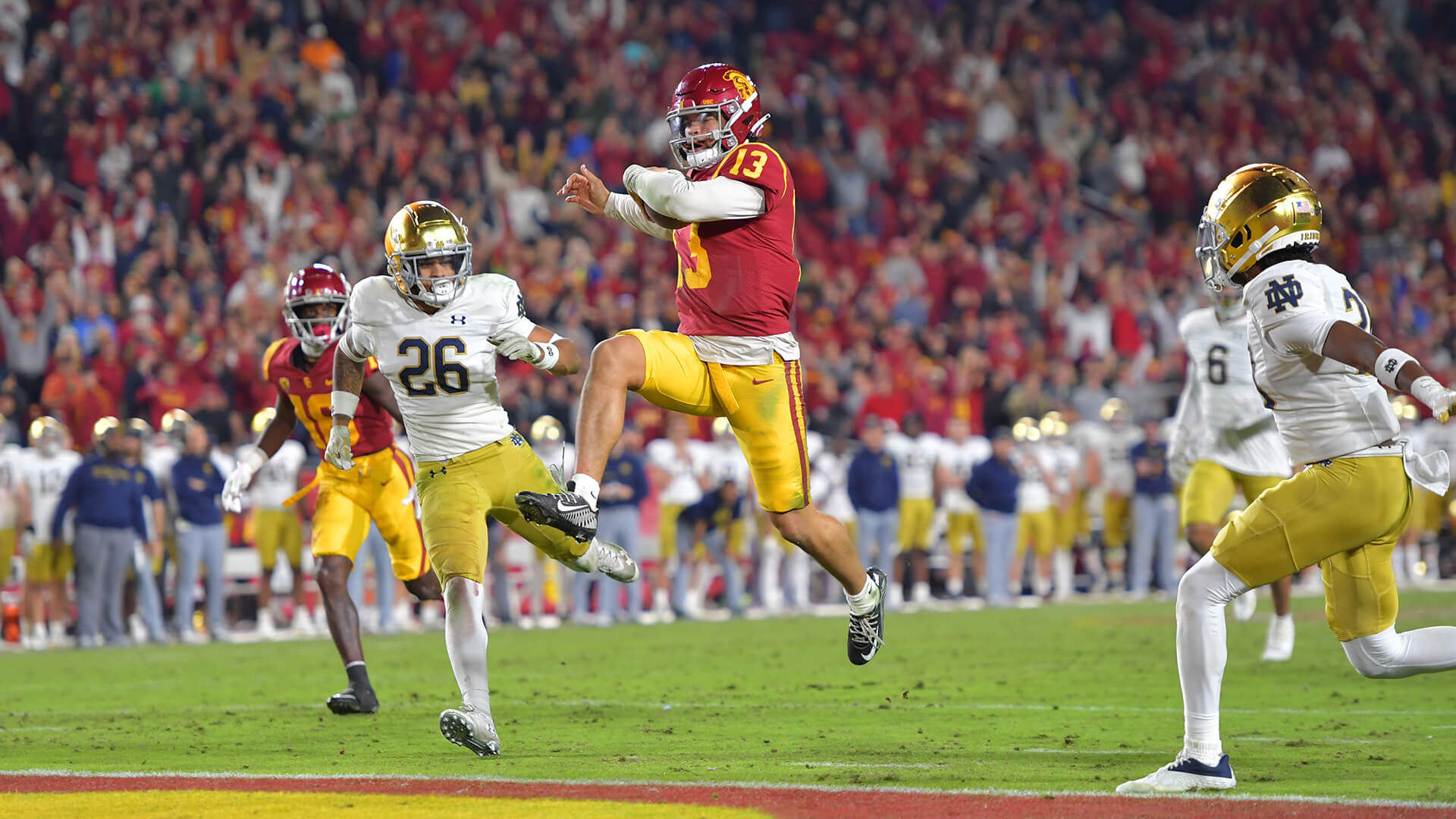 Caleb Williams Likely Heisman Winner, But USC Have Long Title Odds