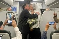 Las Vegas Flight Hosts Wedding in the Sky