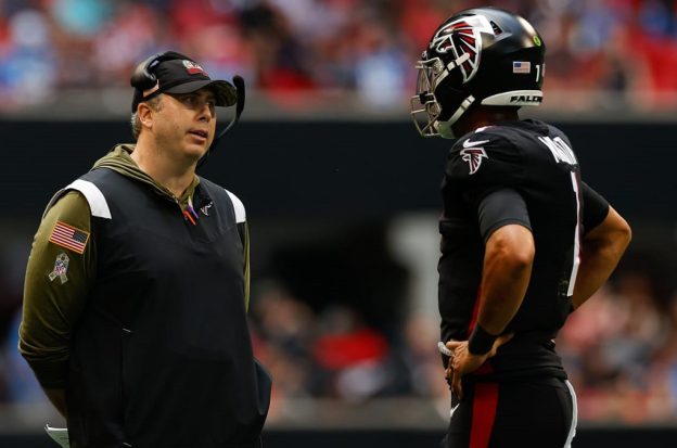 Marcus Mariota Arthur Smith Atlanta Falcons benched QB