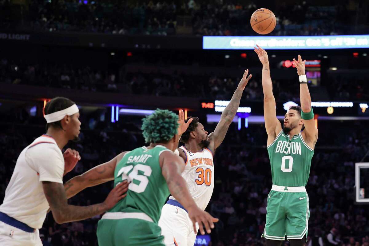 Boston Celtics NBA championship odds high scoring Tatum