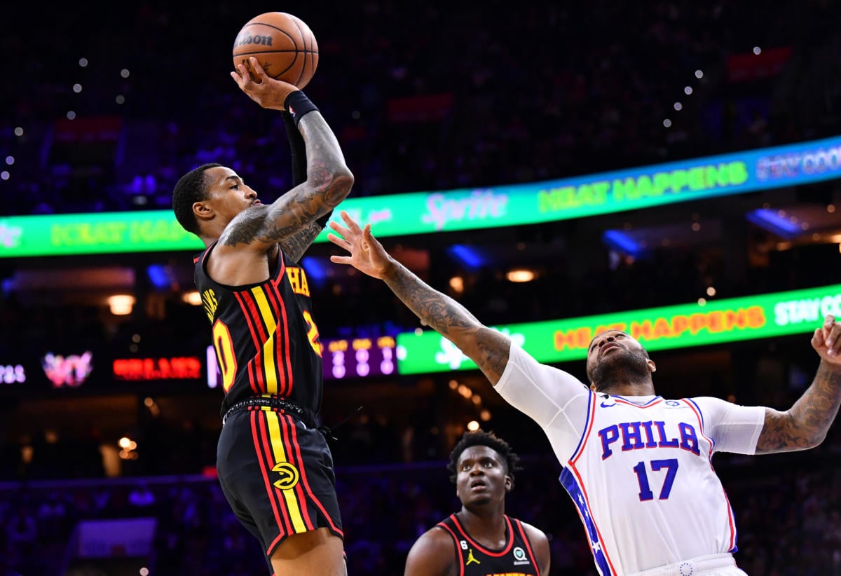 John Collins Atlanta Hawks injury ankle trade rumors Suns Warriors 76ers Nets