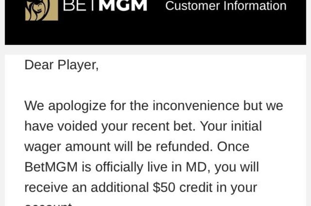 BetMGM fined Maryland sports betting