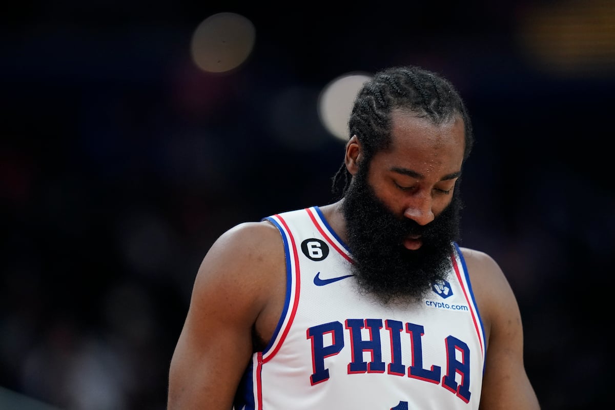 James Harden beard foot injury Philadelphia 76ers Houston Rockets return