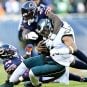 Jalen Hurts shoulder injury Philadelphia Eagles Bears