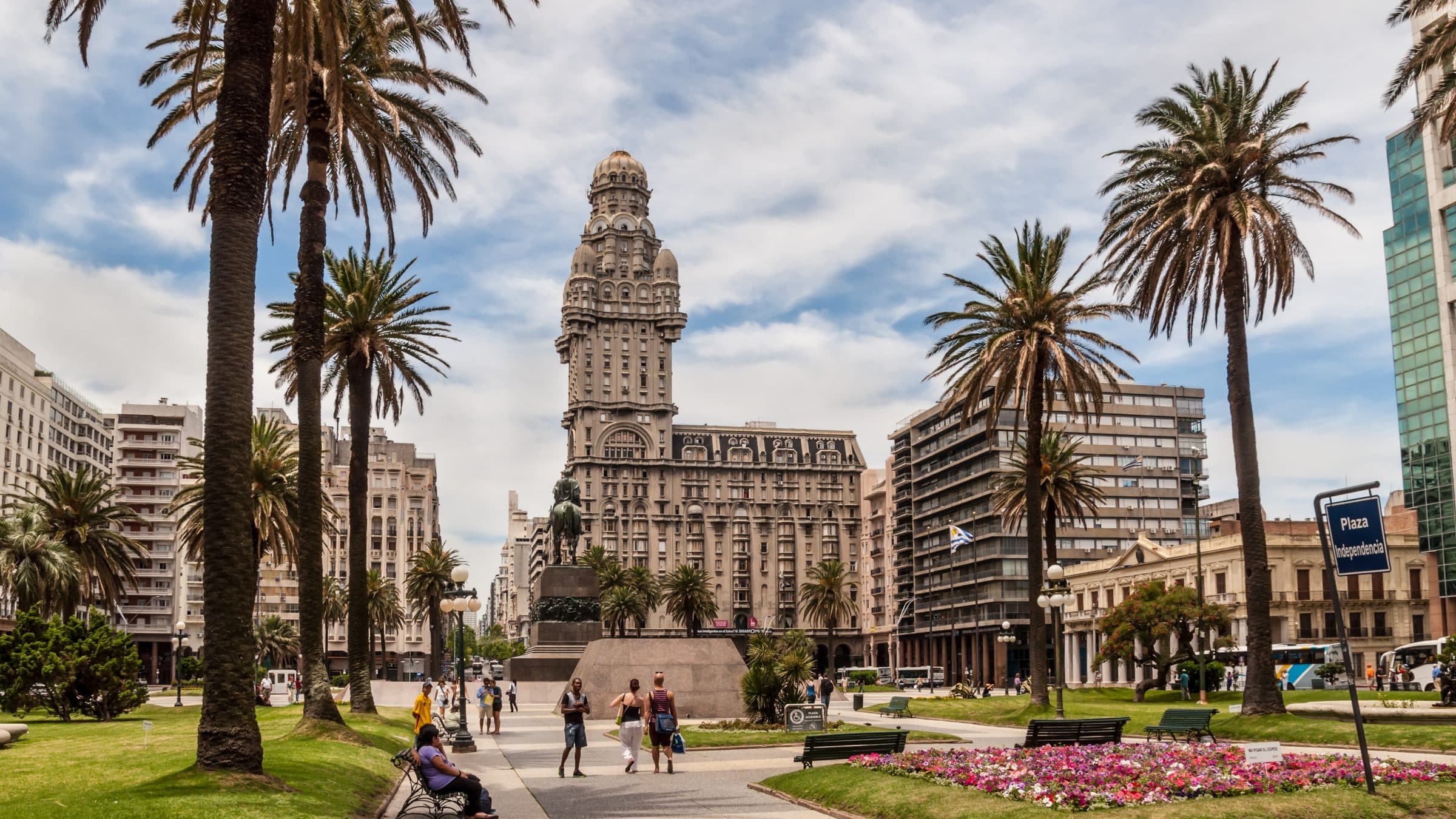 Independence Plaza in Uruguay