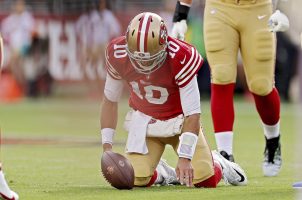 San Francisco 49ers quarterback Jimmy Garoppolo foor injury Brock Purdy