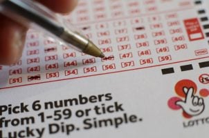 National Lottery Lotto ticket