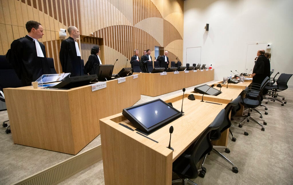 Netherlands court room