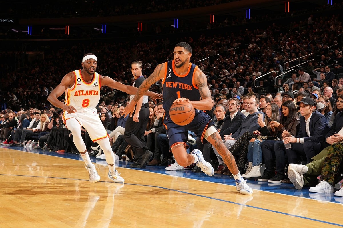 Obi Toppin Knicks injury kneecap knee 