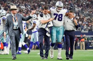 Dallas Cowboys RT Terence Steele knee injury ACL MCL